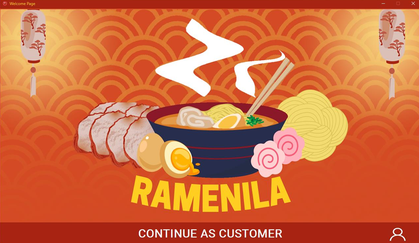 POS Ramenila Main Interface